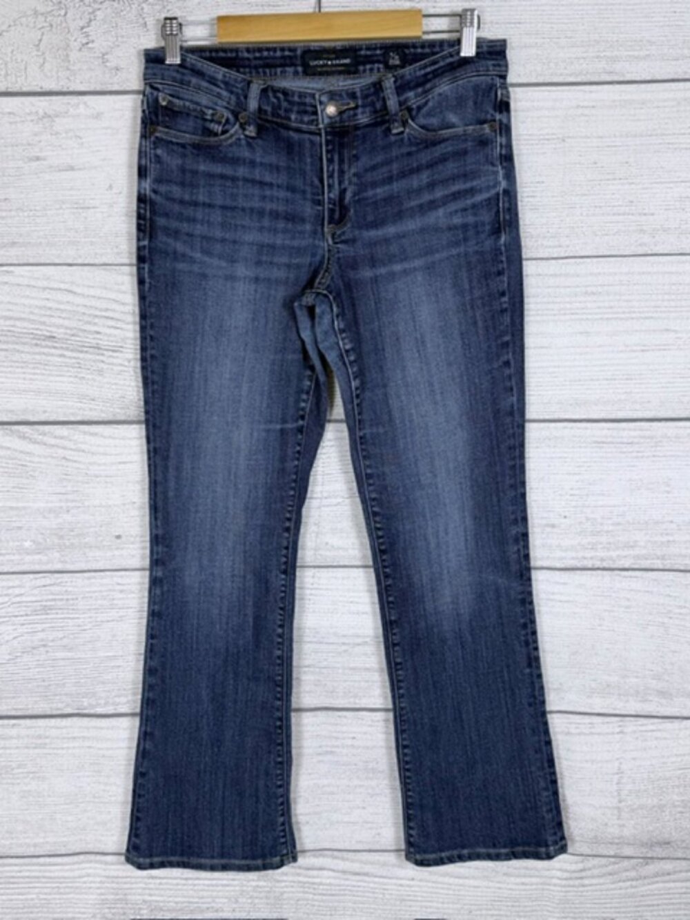 🍀Lucky Brand Sweet Boot Mid Rise Bootcut Jeans Medium Wash Denim Size 8/29